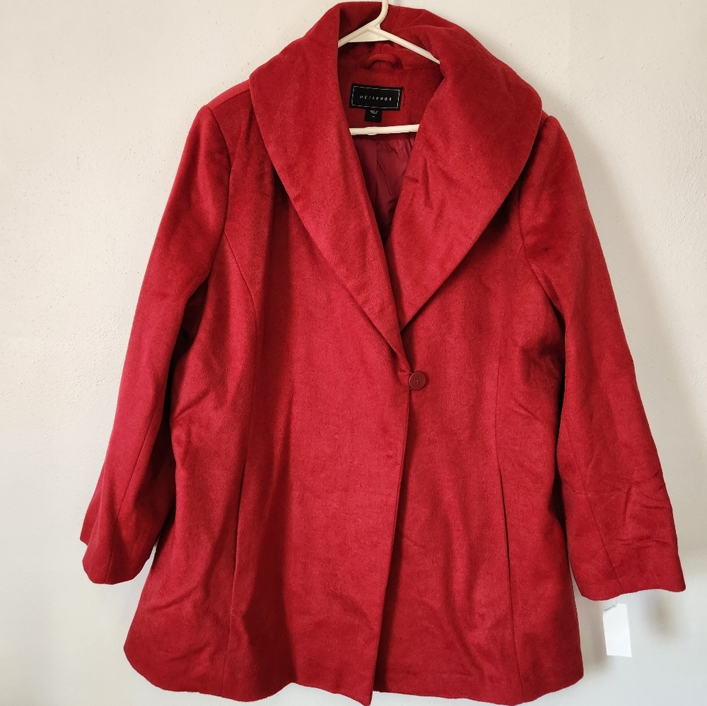 Metaphor/ Red Wrap Coat
